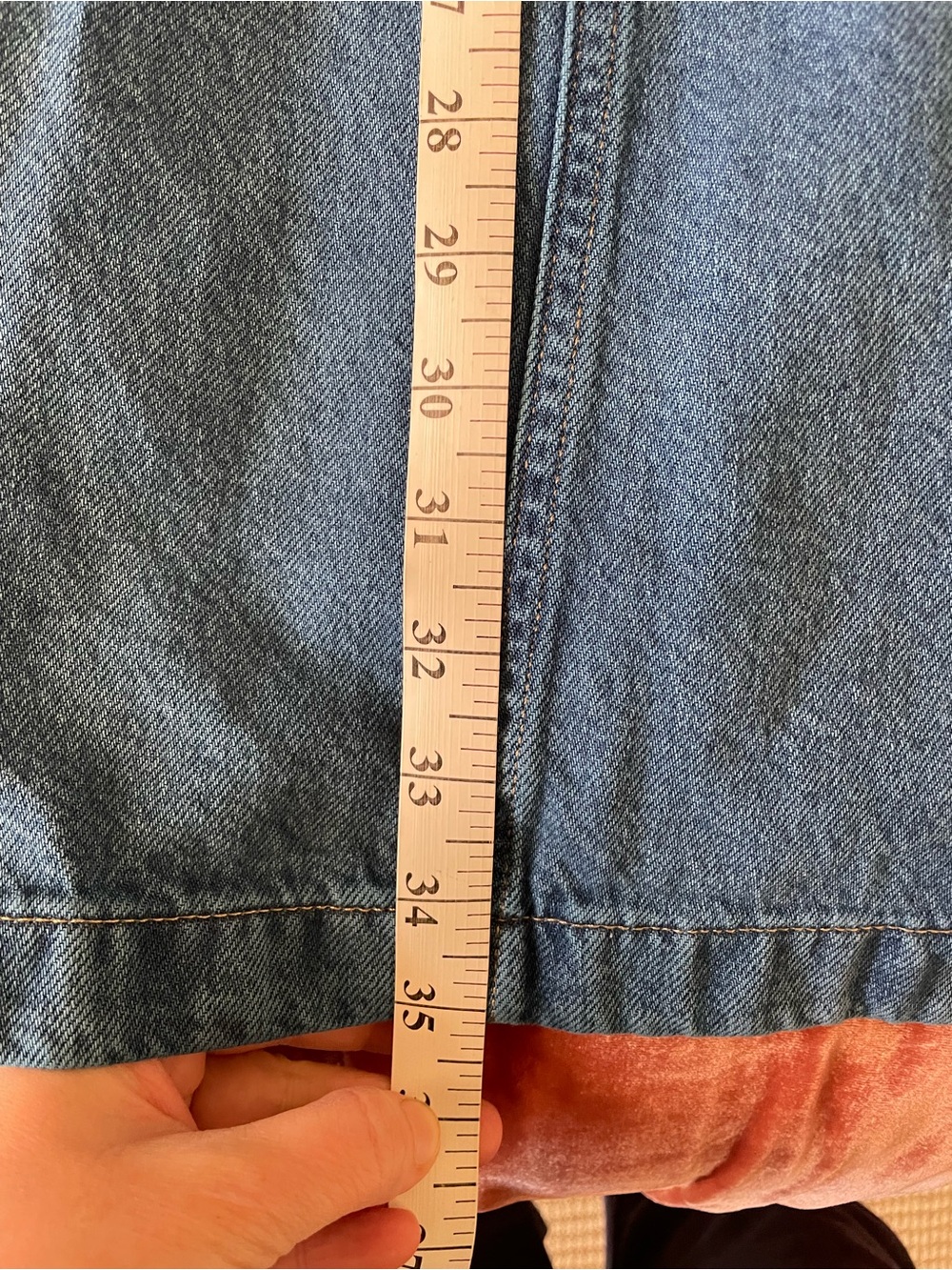 NWOT Levi’s Sleeveless Denim Button-Front Dress in Classic Blue, size XL - Picture 5 of 6